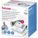 Beurer BM 96 Cardio mit EKG-Funktion, Blutdruckmessgerät weiß/grau