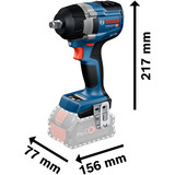 Bosch Professional Akku-Schlagschrauber GDS 18V-750 C Professional solo, 18Volt blau, ohne Akku und Ladegerät