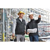 Bosch Professional Heat+Jacket GHV 12+18V Kit Größe M, Arbeitskleidung schwarz, inkl. Ladegerät GAL 12V-20 Professional, 1x Akku GBA 12V 2.0Ah