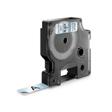 Dymo D1 ORIGINAL Schriftband, schwarz auf transparent, 12mm x 7m S0720500  
