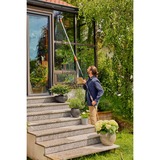 GARDENA Cleansystem Stielbürste soft flex, Waschbürste grau, 360° Drehgelenk