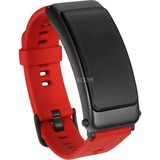 Huawei TalkBand B6, Smartwatch schwarz, Sport (Fluorkautschukarmband) in Coral Red
