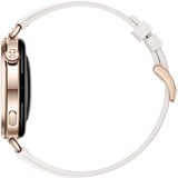 Huawei Watch GT 6 41mm (Konsu-B19L), Smartwatch gold, weißes Lederverbundarmband