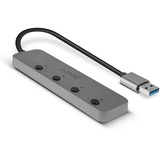 Lindy 4 Port USB 3.0 Hub mit Ein-/Ausschaltern, USB-Hub 