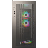 Montech SKY 3 , Tower-Gehäuse schwarz, Panorama-Glasfront