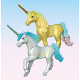 PLAYMOBIL 71840 Magic Unicorns: Sammeleinhorn Regenbogenblume mit Fee, Konstruktionsspielzeug 
