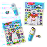 Spin Master Melissa & Doug - Sticker WOW! Sticker-Stempelset 2er-Pack Winter, Basteln 