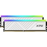 ADATA DIMM 32 GB DDR4-3200 (2x 16 GB) Dual-Kit , Arbeitsspeicher weiß, AX4U320016G16A-DTWHD35G, XPG Spectrix D35G, INTEL XMP