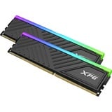 ADATA DIMM 64 GB DDR4-3600 (2x 32 GB) Dual-Kit , Arbeitsspeicher schwarz, AX4U360032G18I-DTBKD35G, XPG Spectrix D35G, INTEL XMP