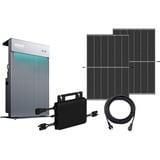 Balkonkraftwerk-Set W-BKW800/880_4 BLACK FRAME + Solarflow AIO