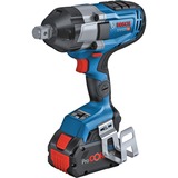 Bosch Akku-Schlagschrauber BITURBO GDS 18V-1050 HC Professional, 18Volt blau/schwarz, 2x Akku ProCORE18V 8,0Ah, Bluetooth Modul, 3/4", in L-BOXX