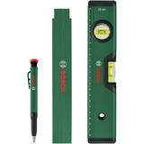 Bosch Markierungs-Set, 3-teilig, Messlatte grün/schwarz, 3-teilig