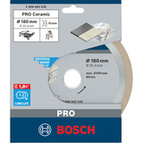Bosch PRO Ceramic Diamant-Trennscheibe, Ø 180mm Bohrung 25,4mm