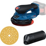 Bosch Professional Akku-Exzenterschleifer GEX 18V-150-3 Professional solo, 18Volt blau, ohne Akku und Ladegerät, in L-BOXX