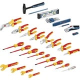 Bosch Professional VDE-Elektrikerkoffer, 37-teilig, Werkzeug-Set rot/gelb, L-BOXX 136