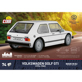 COBI Volkswagen Golf GTI (1976-1983), Konstruktionsspielzeug weiß, Maßstab 1:35