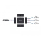 DeLOCK S/PDIF TOSLINK Splitter 1 In 3 Out, mit USB Stromversorgung, Splitter & Switches schwarz