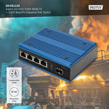 Digitus 4P Gigabit PoE Switch Ind. Unmanaged 1xSFP 