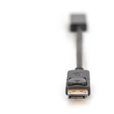 Digitus Adapter / Konverter DisplayPort > HDMI schwarz, 15cm 