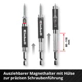 EINHELL Bit- und Magnetbithalter-Set in M-CASE, 42-teilig, Bit-Satz 