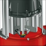 EINHELL Schmutzwasserpumpe GE-DP 6935 A ECO, Tauch- / Druckpumpe rot/schwarz, 690 Watt