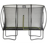 Exit Toys Trampolin Silhouette, Fitnessgerät schwarz, rechteckig, 214 x 305 cm, inkl. Sicherheitsnetz