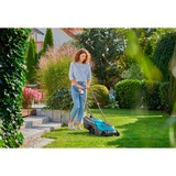 GARDENA Akku-Rasenmäher PowerMax 30/18V P4A Ready-To-Use Set, 18Volt schwarz/türkis, Li-Ion Akku 4,0Ah, POWER FOR ALL ALLIANCE