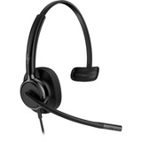 HP Poly Mission 415 Mono-USB-Headset (kabelgebunden)  schwarz, USB Type-C und Type-A, Kunsteder-Ohrpolster (Oberflächenmaterial)