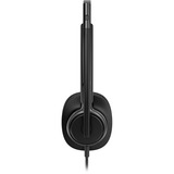 HP Poly Mission 415 Mono-USB-Headset (kabelgebunden)  schwarz, USB Type-C und Type-A, Kunsteder-Ohrpolster (Oberflächenmaterial)