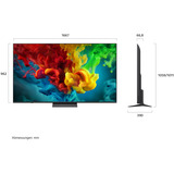 LG 75QNED83B6A.AEUD, QNED-Fernseher 189 cm (75 Zoll), schwarz, UltraHD/4K, Mini LED, Triple Tuner, 120Hz Panel