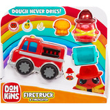 MGA Entertainment DohKins Firetruck & Firefighter, Kneten 