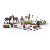 Schleich Horse Club Adventskalender 2025 - Weihnachtswunder Fohlenaufzucht, Spielfahrzeug 