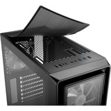 Sharkoon TK4 RGB Generalüberholt, Tower-Gehäuse schwarz, Gehärtetes Glas