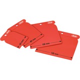 VIGOR Japanspachtel-Satz Kunststoff V4278 rot, 4-teilig