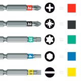 Wera Kraftform Kompakt 838 RA S Set 1, mit Ratschenfunktion, Bit-Satz schwarz/grün, 1/4", 14-teilig