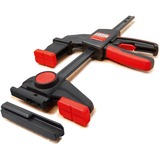 BESSEY 2x Einhand-Tischzwinge EZR15SET schwarz/rot, 150 / 60