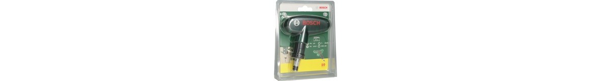 Bosch Schrauberbit-Set Pocket, 10-teilig, Bit-Satz grün