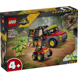 LEGO 77978 Jurassic World Transporter für den Jungen T.Rex, Konstruktionsspielzeug 