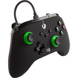 PowerA Enhanced Wired Controller for Xbox Series X|S, Gamepad schwarz/grün, Green Hint