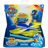 Spin Master Paw Patrol Chases Mighty Pups Charged Up Themed Basis Fahrzeug mit Figur, Spielfahrzeug