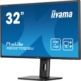 iiyama ProLite XB3270QSU-B1, LED-Monitor 80 cm (31.5 Zoll), schwarz (matt), WQHD, IPS, HDMI, DP, Ergonomischer Standfuß, 100Hz Panel