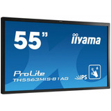 iiyama Prolite TH5565MIS-B1AG Generalüberholt (ohne Standfuß), LED-Monitor 138.8 cm (54.6 Zoll), schwarz (matt), FullHD, IPS, Touchscreen, USB-Hub, Lautsprecher