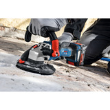 Bosch Akku-Betonschleifer GBR 18V-15 S Professional solo, 18Volt blau/schwarz, ohne Akku und Ladegerät, Ø 125mm, in L-BOXX
