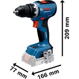 Bosch Professional Akku-Bohrschrauber GSR 18V-65 Professional solo, 18Volt blau, ohne Akku und Ladegerät, in L-BOXX