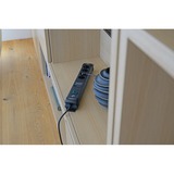 Brennenstuhl Premium-Line Steckdosenleiste 4-fach schwarz, 1,8 Meter, 60.000A Überspannungsschutz