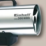 EINHELL Heißluftgebläse HGG 300 Niro (DE/AT) edelstahl/schwarz, 30 kW