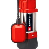 EINHELL Schmutzwasserpumpe GC-DP 5010 G, Tauch- / Druckpumpe rot/edelstahl, 500 Watt