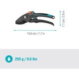 GARDENA Gartenschere PremiumCut Pro - Trockenes Holz grau/türkis, Amboss