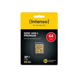 Intenso SDHC UHS-I 64 GB, Speicherkarte UHS-I U1, Class 10