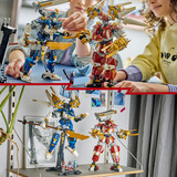 LEGO 71870 Ninjago Die Zwillings-Titanmechs, Konstruktionsspielzeug 